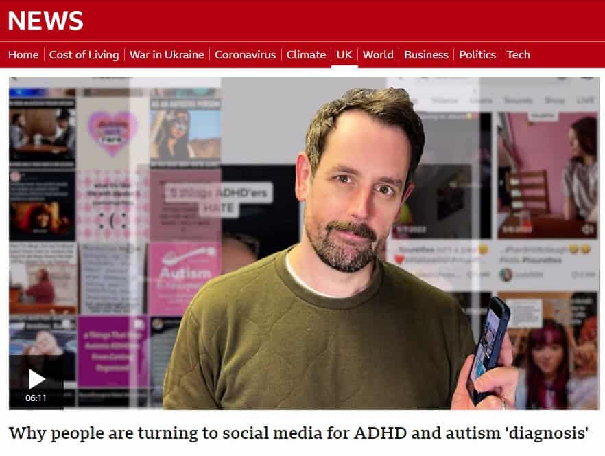 BBC News - People turning to social media for ADHD diagnosis